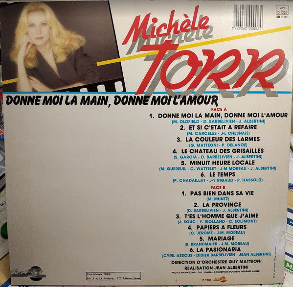 Michele Torr* : Donne Moi La Main, Donne Moi L'Amour (LP, Album)