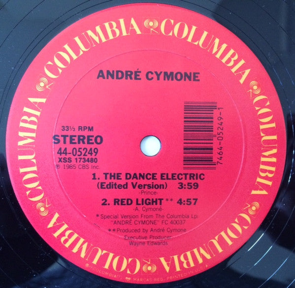 André Cymone : The Dance Electric (12", Single)