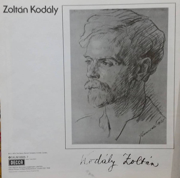 Zoltán Kodály, Philharmonia Hungarica, Antal Dorati : The Orchestral Works Of Zoltán Kodály (Box, Comp + 3xLP)