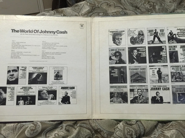 Johnny Cash : The World Of Johnny Cash (2xLP, Comp)