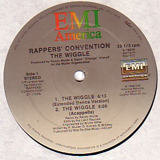 Rappers' Convention : The Wiggle (12")