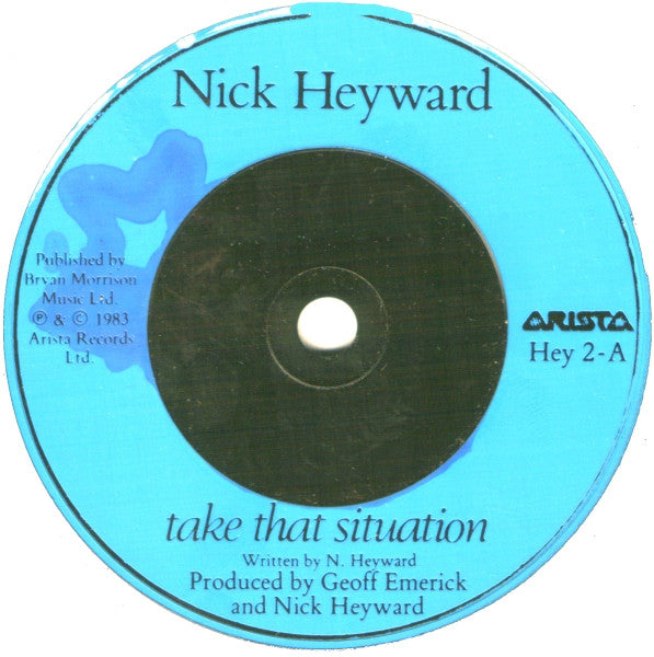 Nick Heyward : Take That Situation (7", Single, Blu)