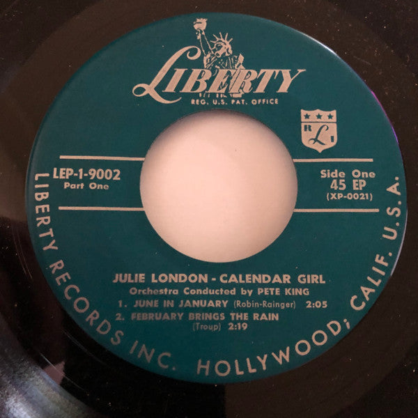 Julie London : Calendar Girl - Part One (7", EP)