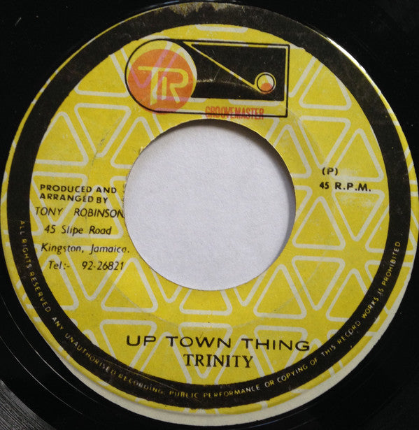 Trinity (4) : Up Town Thing (7", Single)