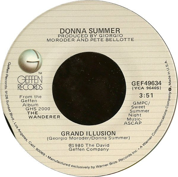 Donna Summer : Cold Love (7")