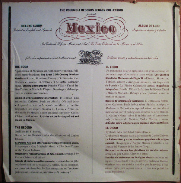 Goddard Lieberson : Mexico: A Columbia Records Legacy Album (LP, Album + Box)