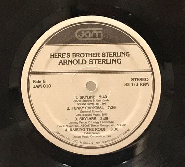 Arnold Sterling : Here's Brother Sterling (LP, Album)