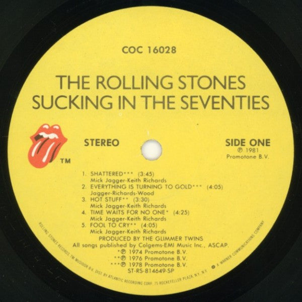 The Rolling Stones : Sucking In The Seventies (LP, Comp, Spe)