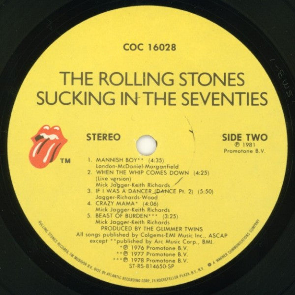 The Rolling Stones : Sucking In The Seventies (LP, Comp, Spe)