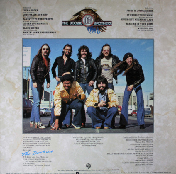 The Doobie Brothers : Best Of The Doobies (LP, Comp, RE, Gol)