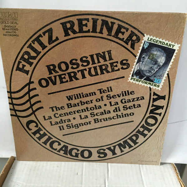 Rossini* - Chicago Symphony* / Reiner* : Rossini Overtures (LP, Album, RE, RM)