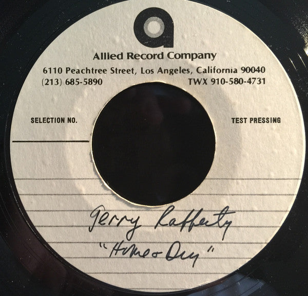 Gerry Rafferty : Home And Dry (7", Single, TP)