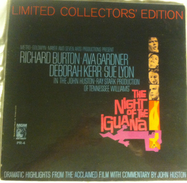 Richard Burton (2), Ava Gardner, Deborah Kerr, Sue Lyon, John Huston : The Night Of The Iguana - Dramatic Highlights (LP, Album, S/Edition)