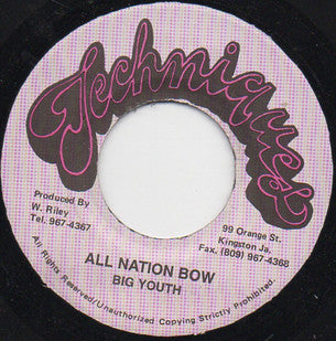 Big Youth : All Nation Bow (7", RP)