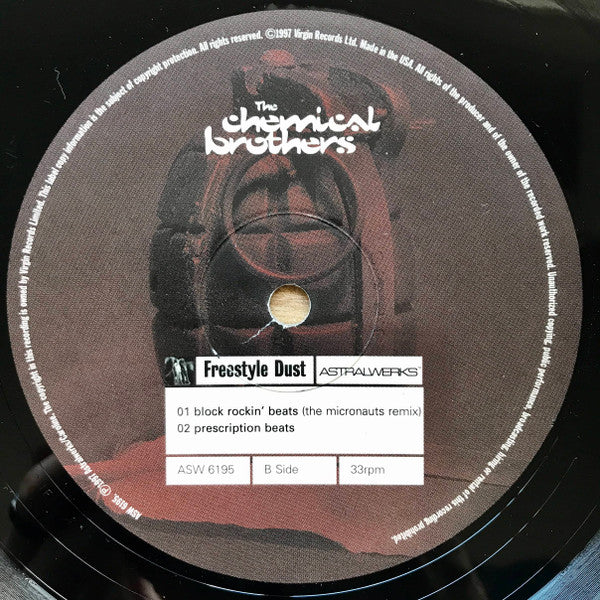 The Chemical Brothers : Block Rockin' Beats (12", Single)