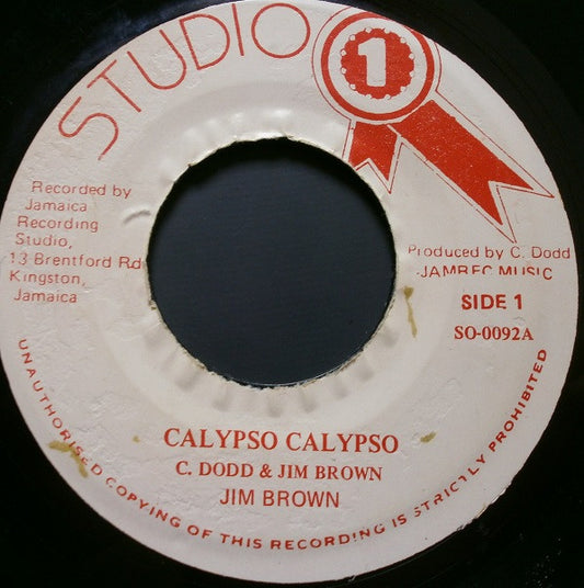 Jim Brown (2) : Calypso Calypso (7")