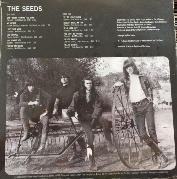 The Seeds : The Seeds (2xLP, Album, Mono, Dlx, RE, RM, 50t)