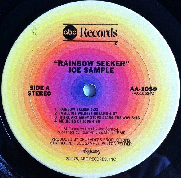 Joe Sample : Rainbow Seeker (LP, Album, Ter)