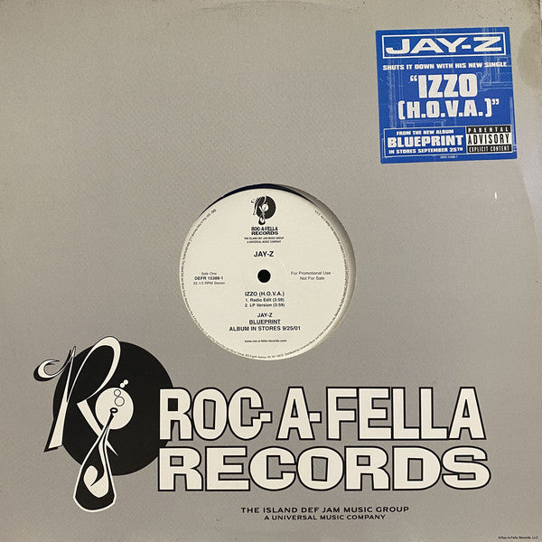 Jay-Z : Izzo (H.O.V.A.) (12", Promo, Cle)