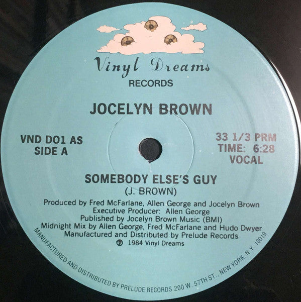 Jocelyn Brown : Somebody Else's Guy (12", RE, 2nd)