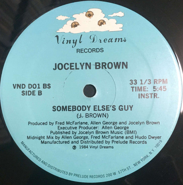 Jocelyn Brown : Somebody Else's Guy (12", RE, 2nd)