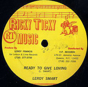 Leroy Smart : Ready To Give Loving (12", Single)