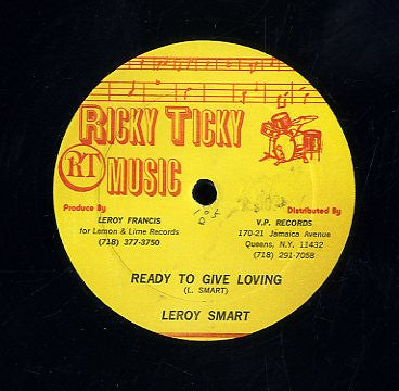 Leroy Smart : Ready To Give Loving (12", Single)