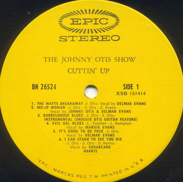 The Johnny Otis Show : Cuttin' Up (LP, Album, Pit)