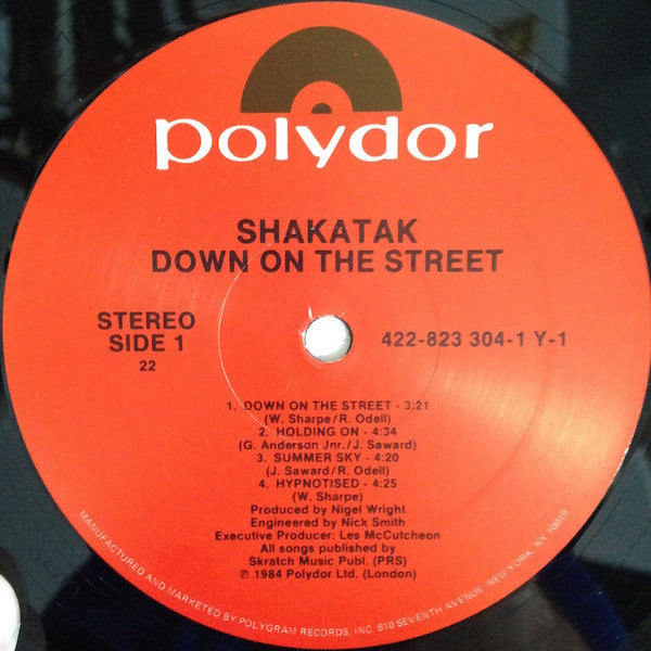 Shakatak : Down On The Street (LP, Album, All)