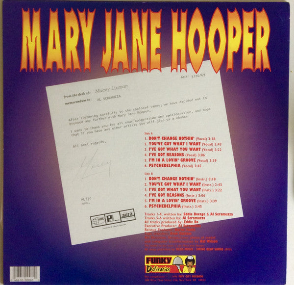 Mary Jane Hooper : Psychedelphia (LP, Album, Comp)