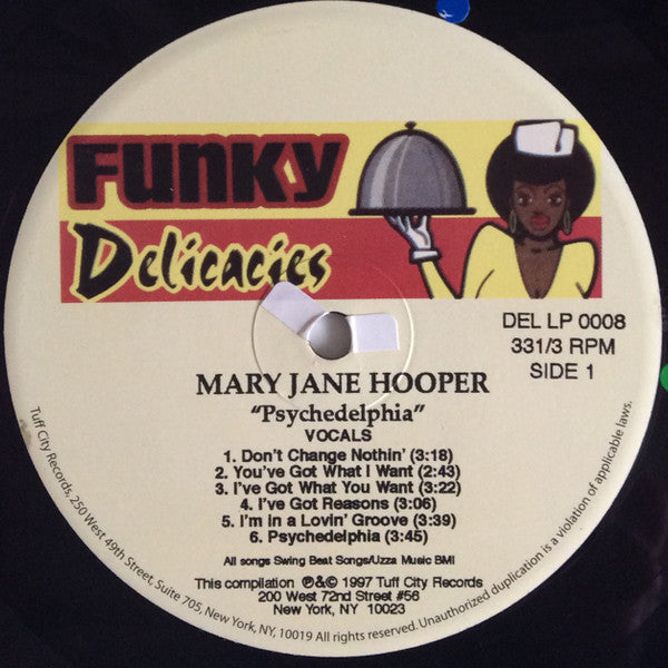 Mary Jane Hooper : Psychedelphia (LP, Album, Comp)