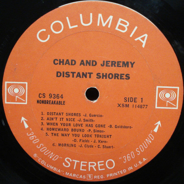 Chad & Jeremy : Distant Shores (LP, Album, Pit)