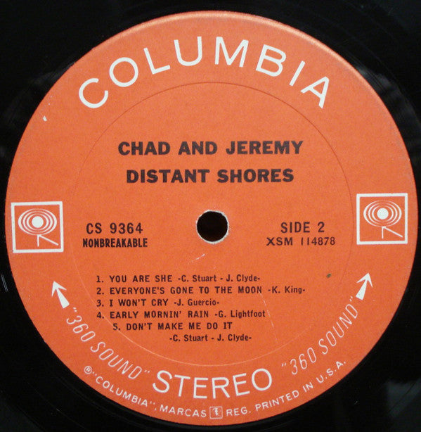 Chad & Jeremy : Distant Shores (LP, Album, Pit)