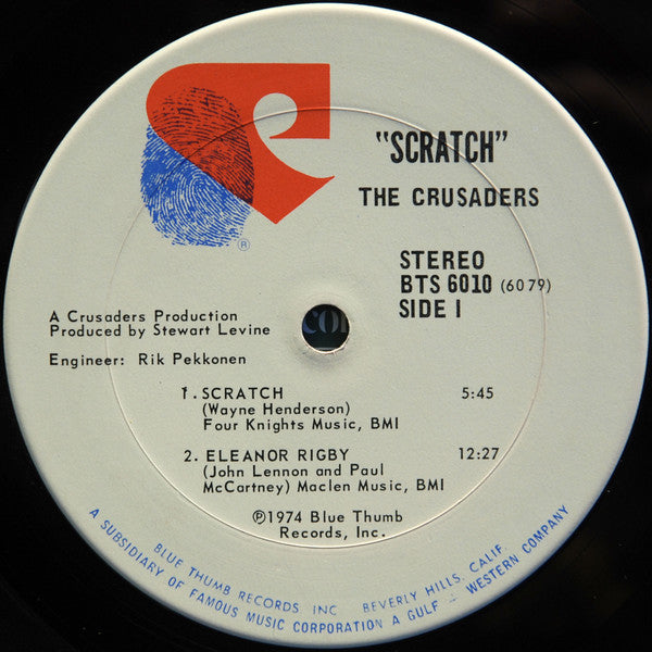 The Crusaders : Scratch (LP, Album, San)