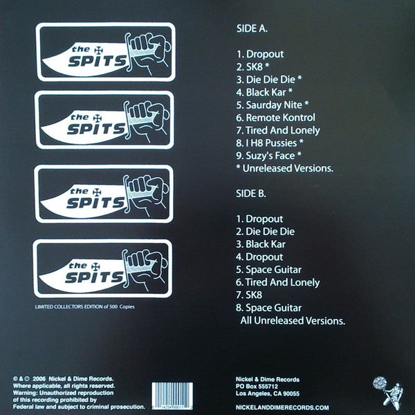 The Spits : The Spits (LP, Album, Ltd, Opa)