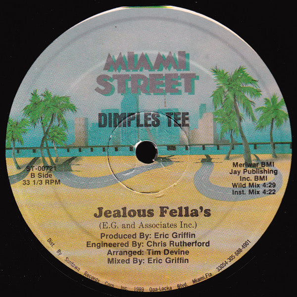 Dimples Tee : Jealous Fella's (12")