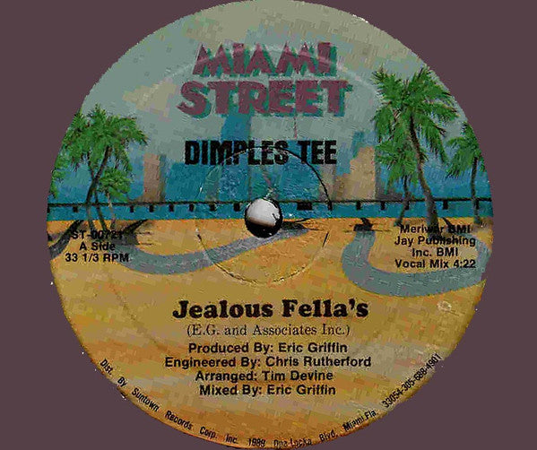 Dimples Tee : Jealous Fella's (12")